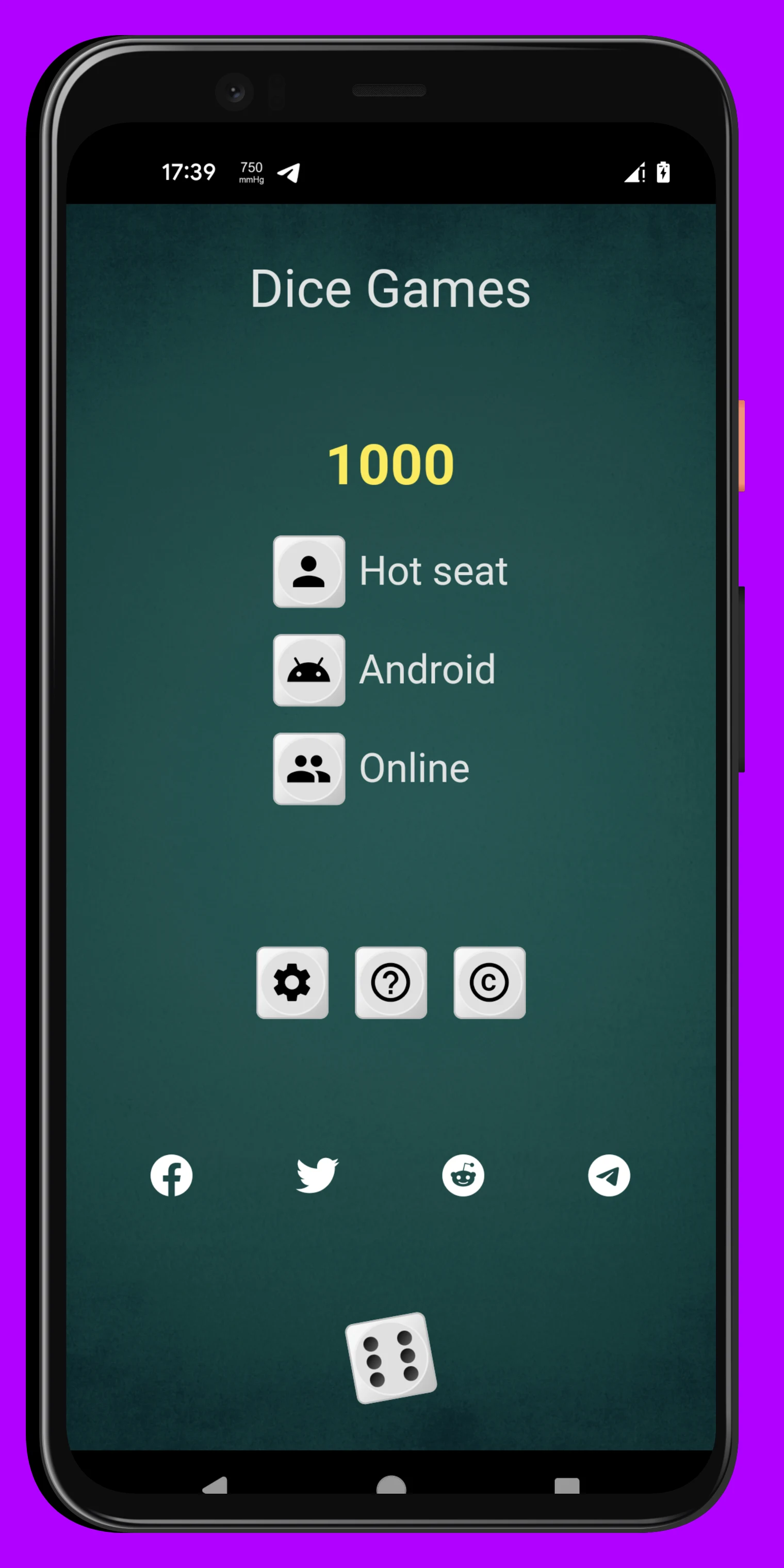 Thousand Dice – 1000 Game screenshot